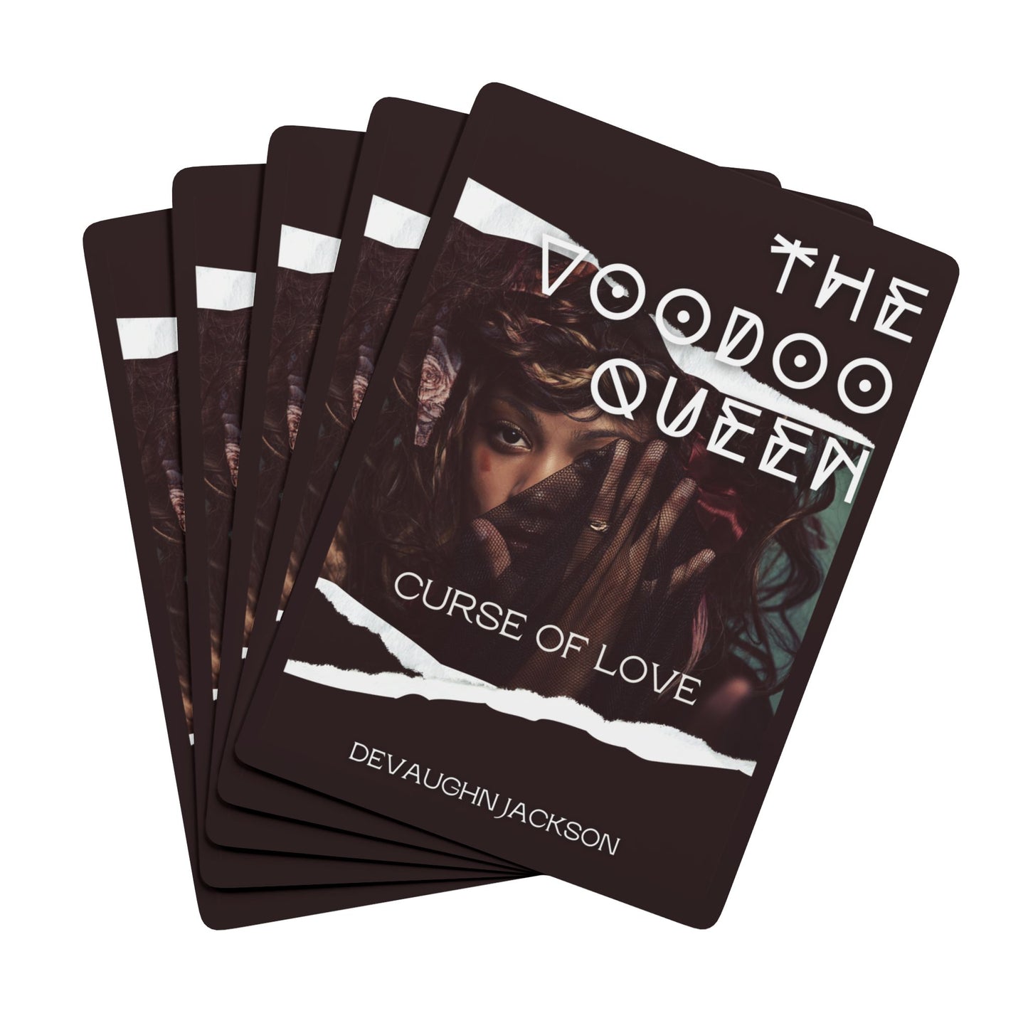 Voodoo Queen Playing Cards | Unique Card Game, Black Ace, Poker Night Supplies, Gift for Gamers, Stylish Home Decor