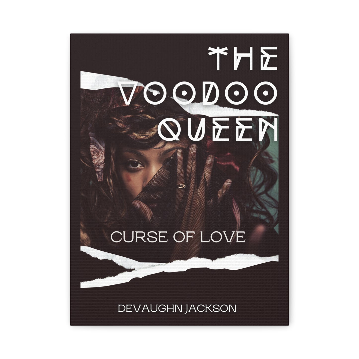 Voodoo Queen Canvas Art Print, Wall Decor for Home, Gift for Art Lovers, Bohemian Vibe, Unique Artwork, Modern Wall Art