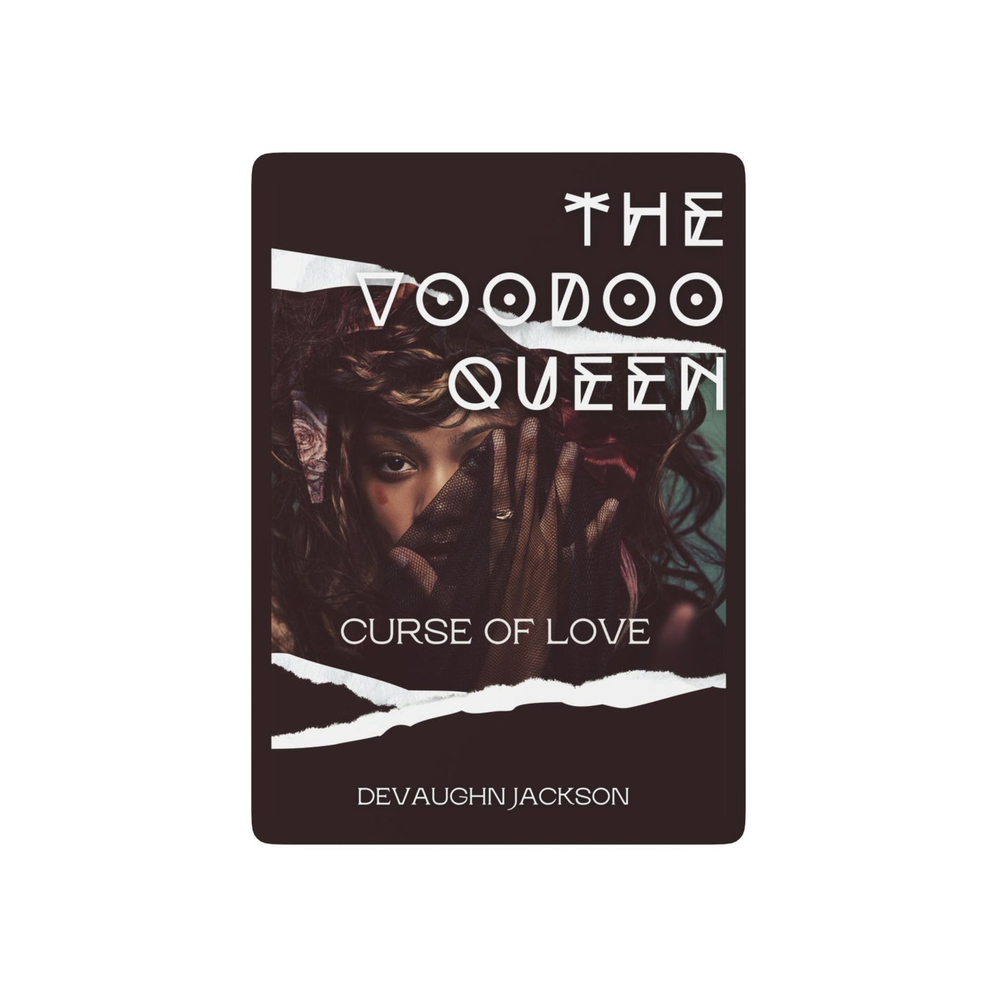 Voodoo Queen Playing Cards | Unique Card Game, Black Ace, Poker Night Supplies, Gift for Gamers, Stylish Home Decor
