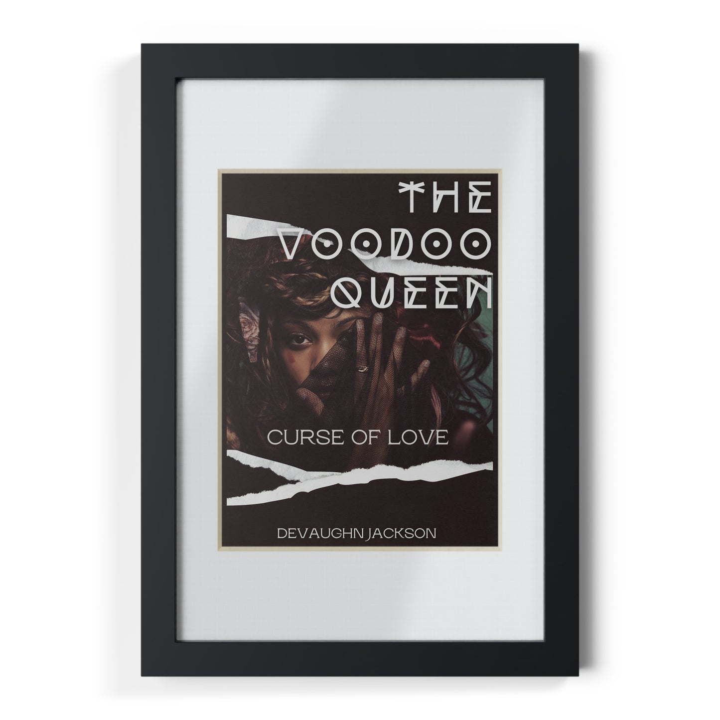 Chic Black Framed Poster Art | Aesthetic Wall Decor for Home, Stylish Gift for Book Lovers, Modern Art Print