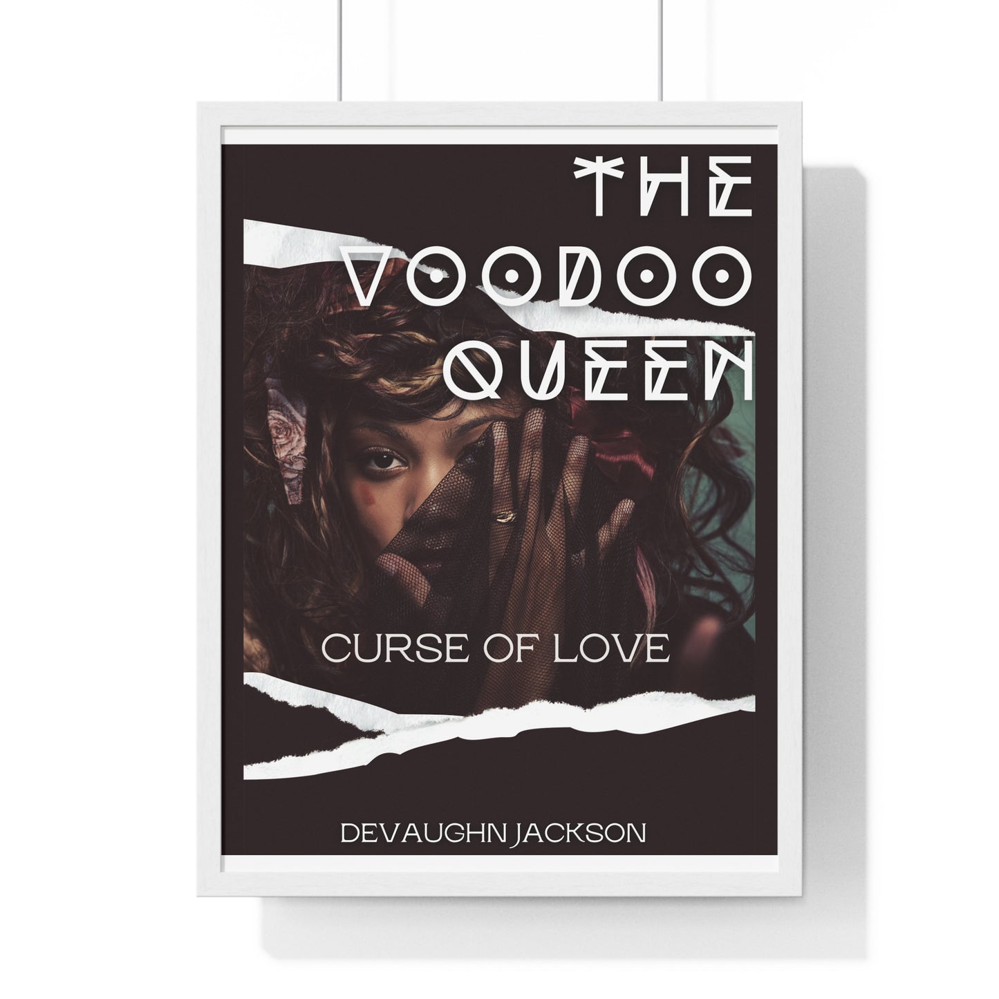 Voodoo Queen Art Print, Wall Decor, Witchy Home Accent, Unique Gift for Her, Literary Art, Feminine Decor, Halloween Decoration