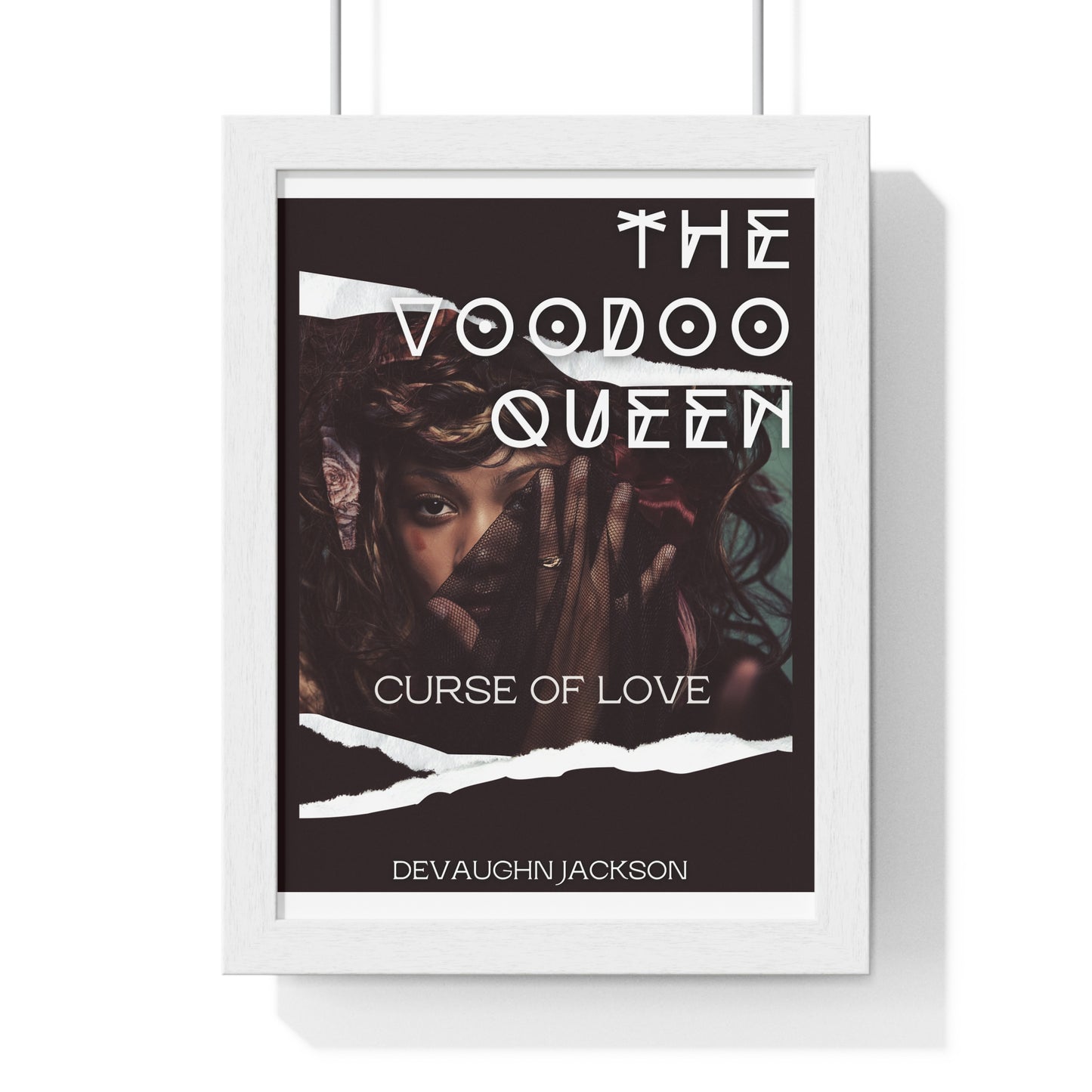 Voodoo Queen Art Print, Wall Decor, Witchy Home Accent, Unique Gift for Her, Literary Art, Feminine Decor, Halloween Decoration