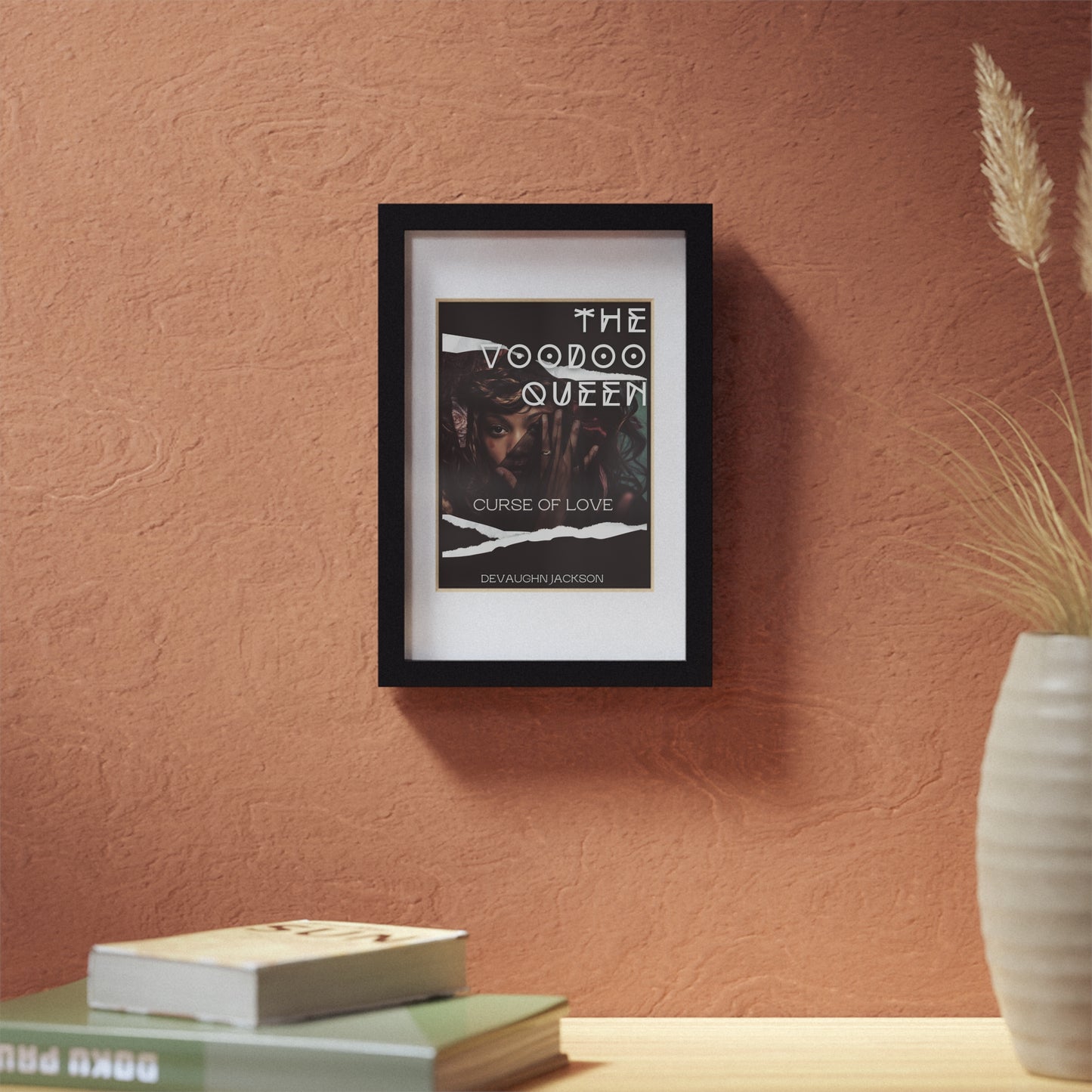 Chic Black Framed Poster Art | Aesthetic Wall Decor for Home, Stylish Gift for Book Lovers, Modern Art Print