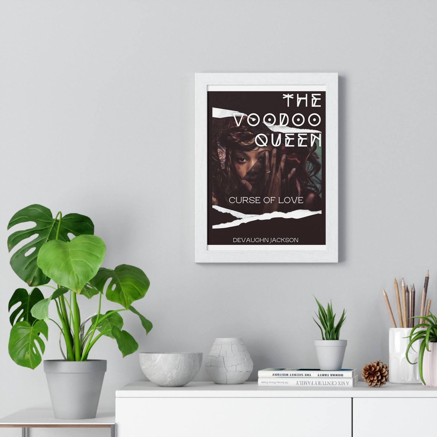 Voodoo Queen Art Print, Wall Decor, Witchy Home Accent, Unique Gift for Her, Literary Art, Feminine Decor, Halloween Decoration