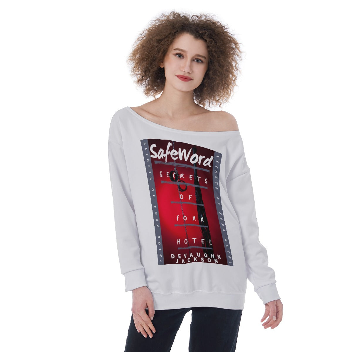 Women's Off-Shoulder Sweatshirt