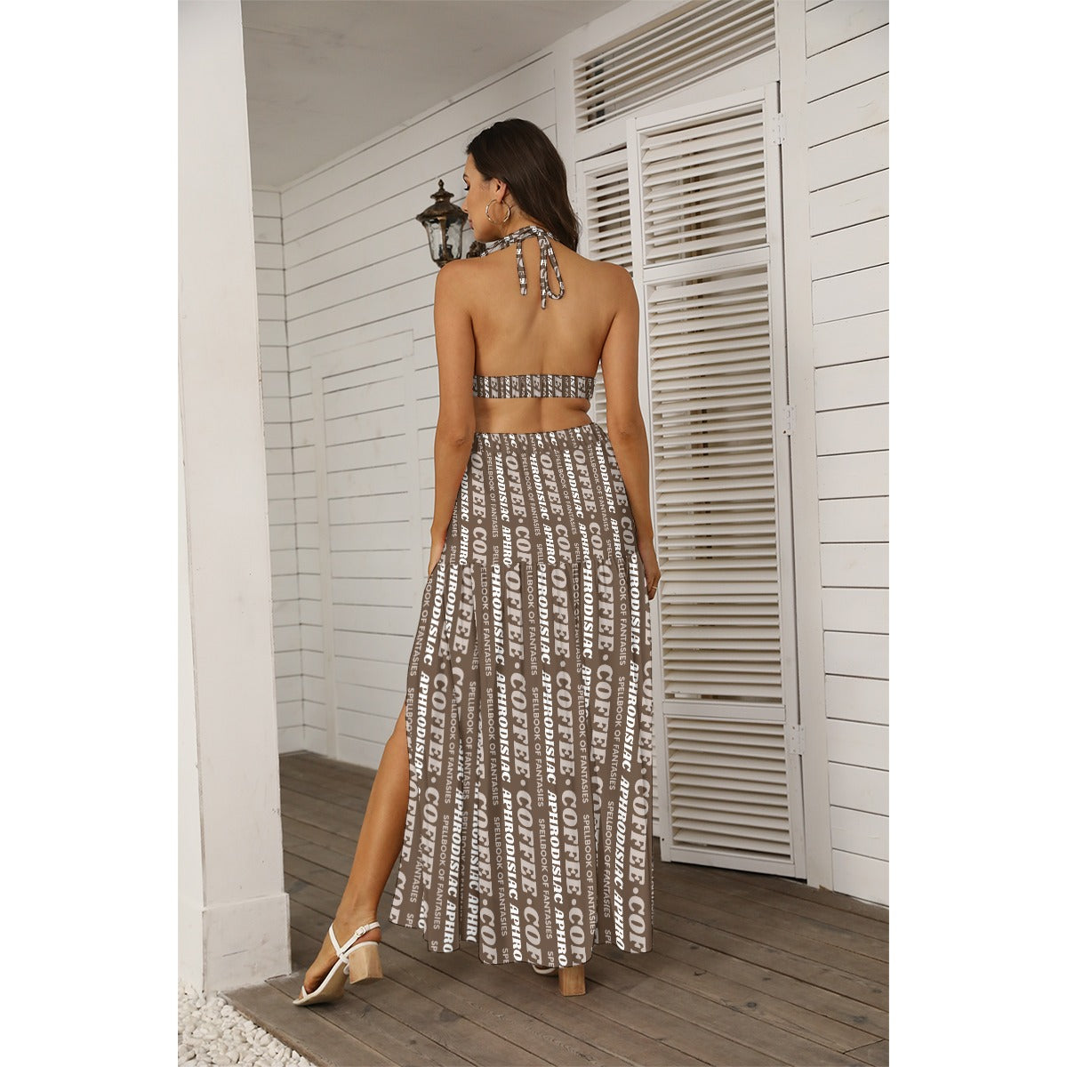 Women's Tie Back Wrap Dress