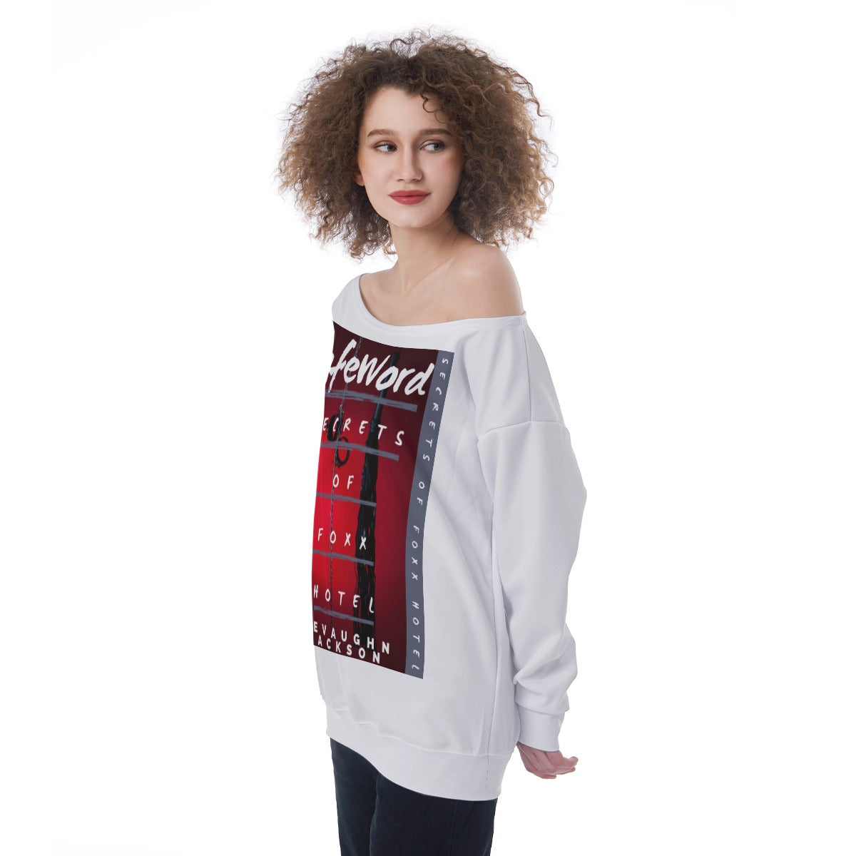Women's Off-Shoulder Sweatshirt