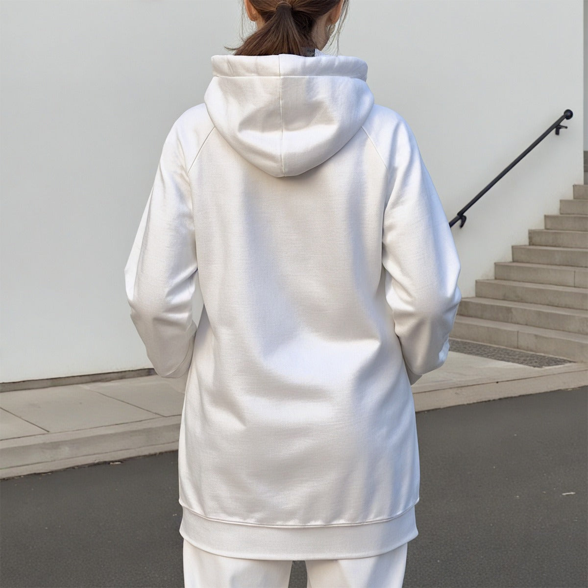 All-Over Print Women's Pullover Hoodie With Raglan Sleeve