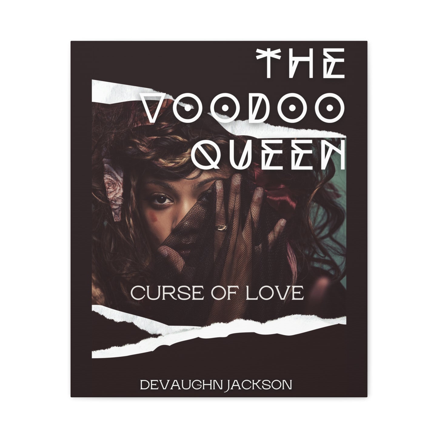 Voodoo Queen Canvas Art Print, Wall Decor for Home, Gift for Art Lovers, Bohemian Vibe, Unique Artwork, Modern Wall Art