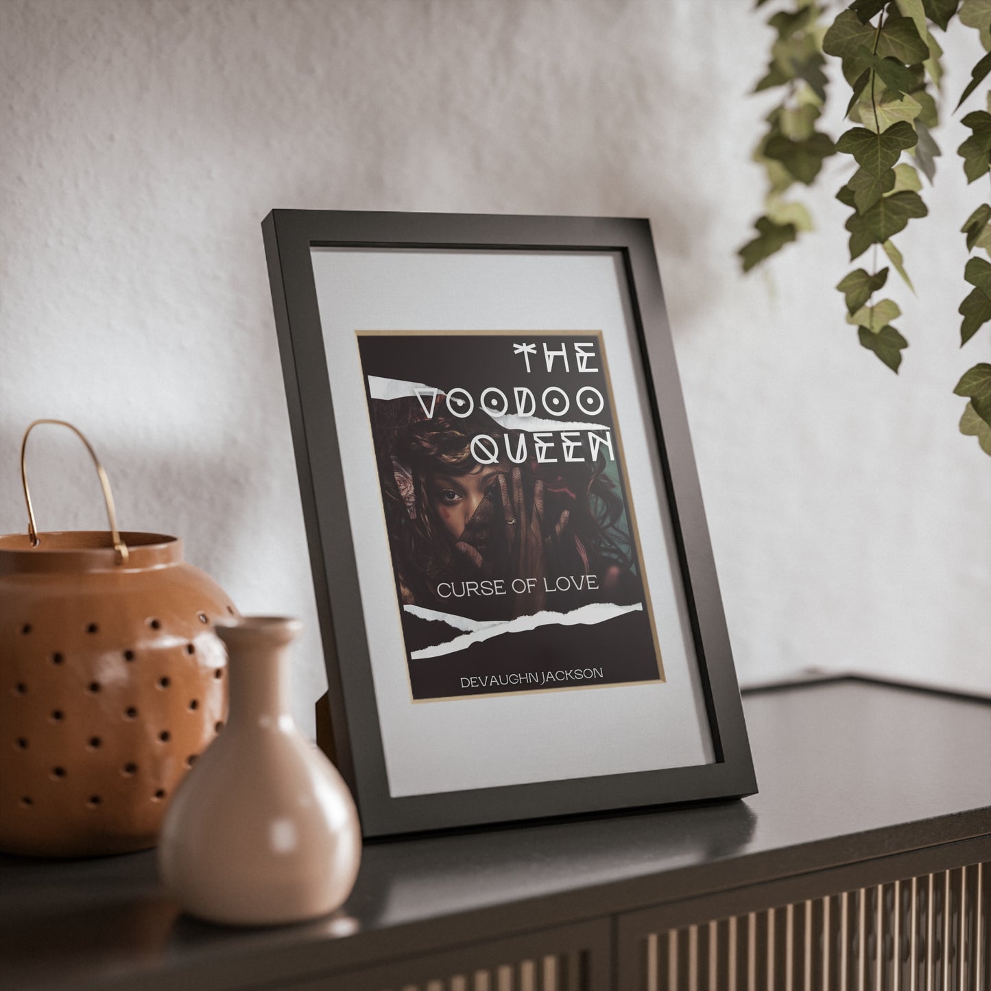 Chic Black Framed Poster Art | Aesthetic Wall Decor for Home, Stylish Gift for Book Lovers, Modern Art Print
