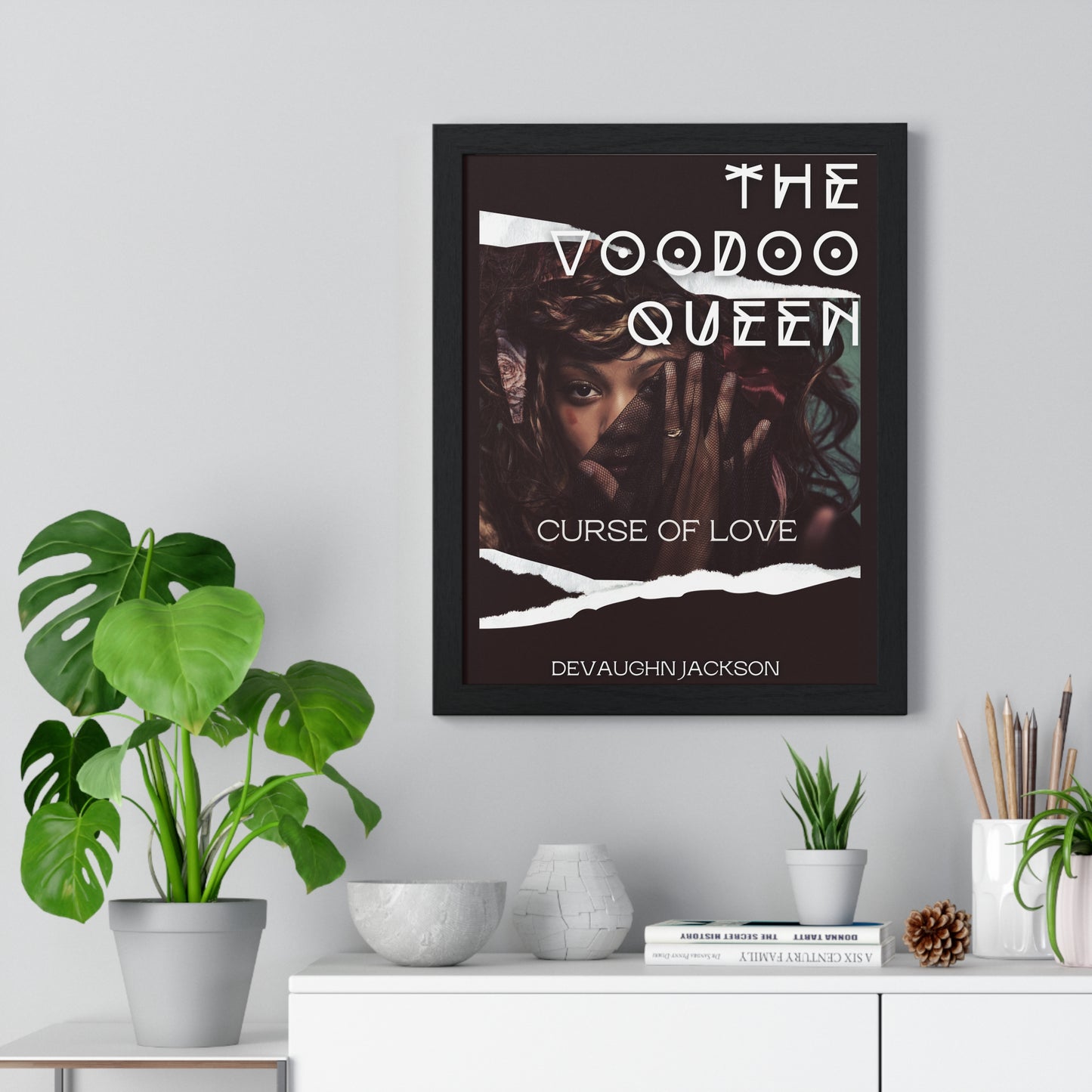 Voodoo Queen Art Print, Wall Decor, Witchy Home Accent, Unique Gift for Her, Literary Art, Feminine Decor, Halloween Decoration