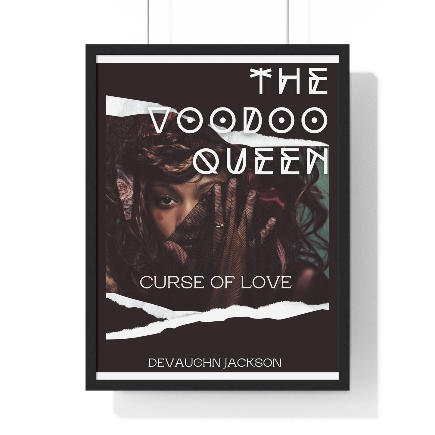 Voodoo Queen Art Print, Wall Decor, Witchy Home Accent, Unique Gift for Her, Literary Art, Feminine Decor, Halloween Decoration
