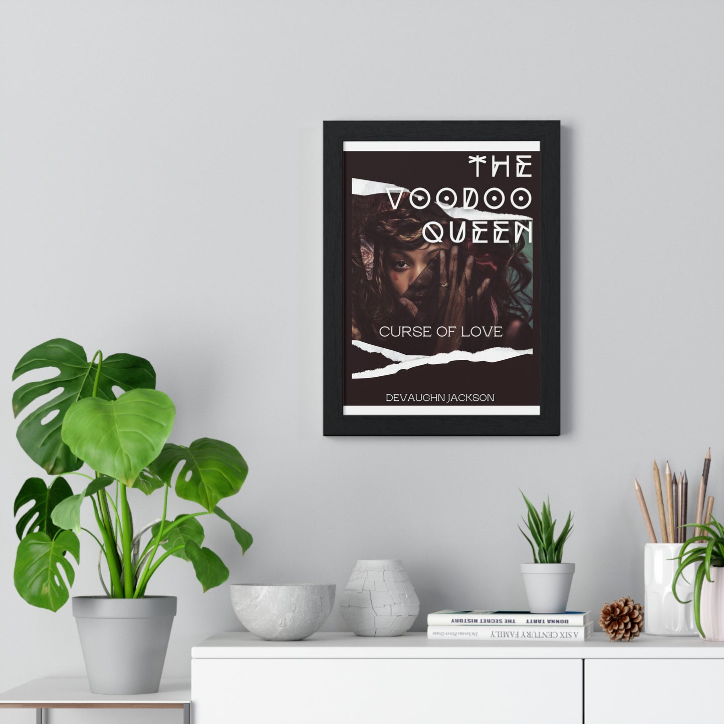 Voodoo Queen Art Print, Wall Decor, Witchy Home Accent, Unique Gift for Her, Literary Art, Feminine Decor, Halloween Decoration