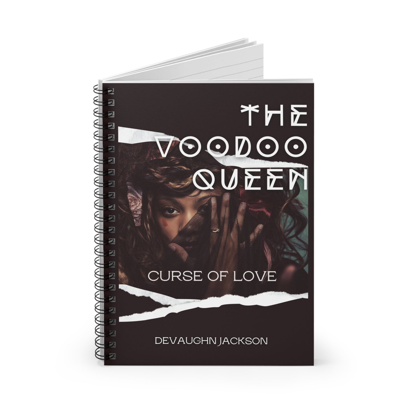 Spiral Notebook - The Voodoo Queen Journal, Witchcraft Notebook, Gift for Writers, Creative Journal, Unique Stationery