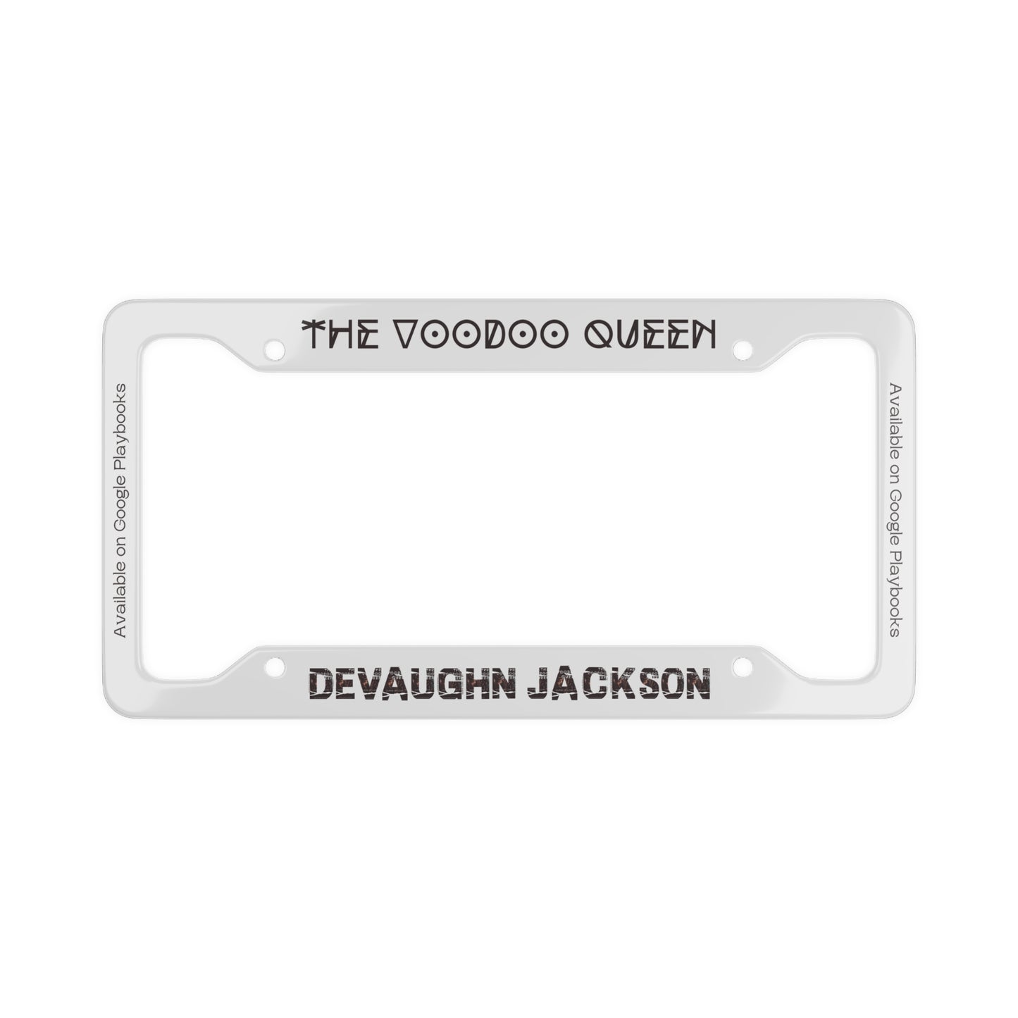 Voodoo Queen License Plate Frame, Custom Car Decor, Unique Gift for Her, Personalized Auto Accessory, Fun Voodoo Theme