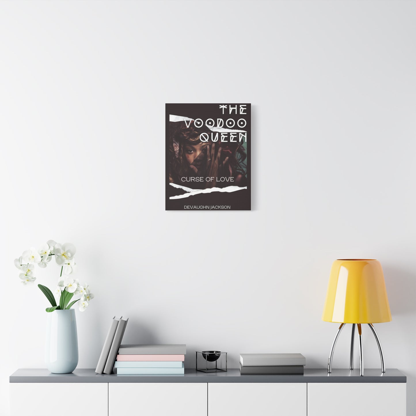 Voodoo Queen Canvas Art Print, Wall Decor for Home, Gift for Art Lovers, Bohemian Vibe, Unique Artwork, Modern Wall Art