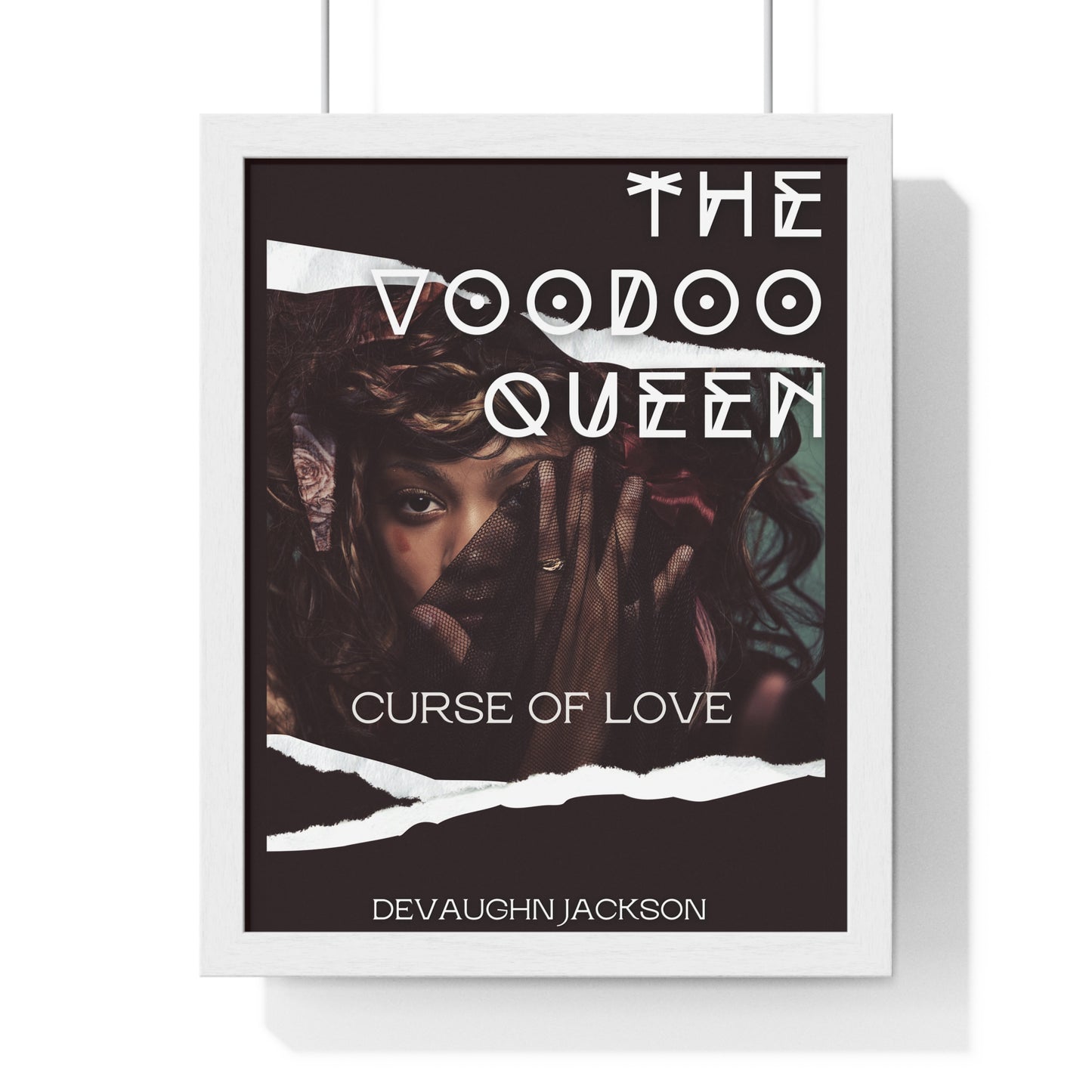 Voodoo Queen Art Print, Wall Decor, Witchy Home Accent, Unique Gift for Her, Literary Art, Feminine Decor, Halloween Decoration