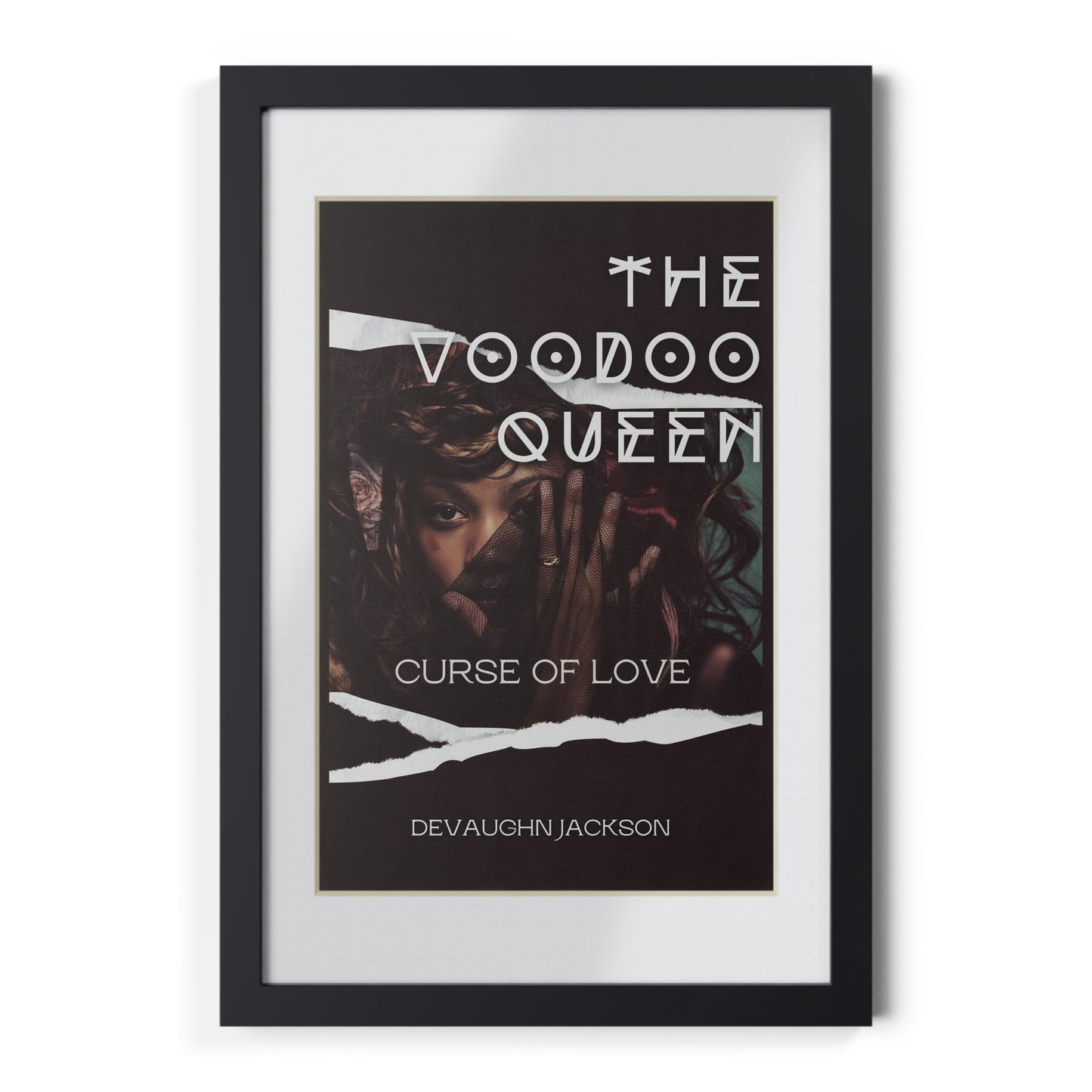 Chic Black Framed Poster Art | Aesthetic Wall Decor for Home, Stylish Gift for Book Lovers, Modern Art Print