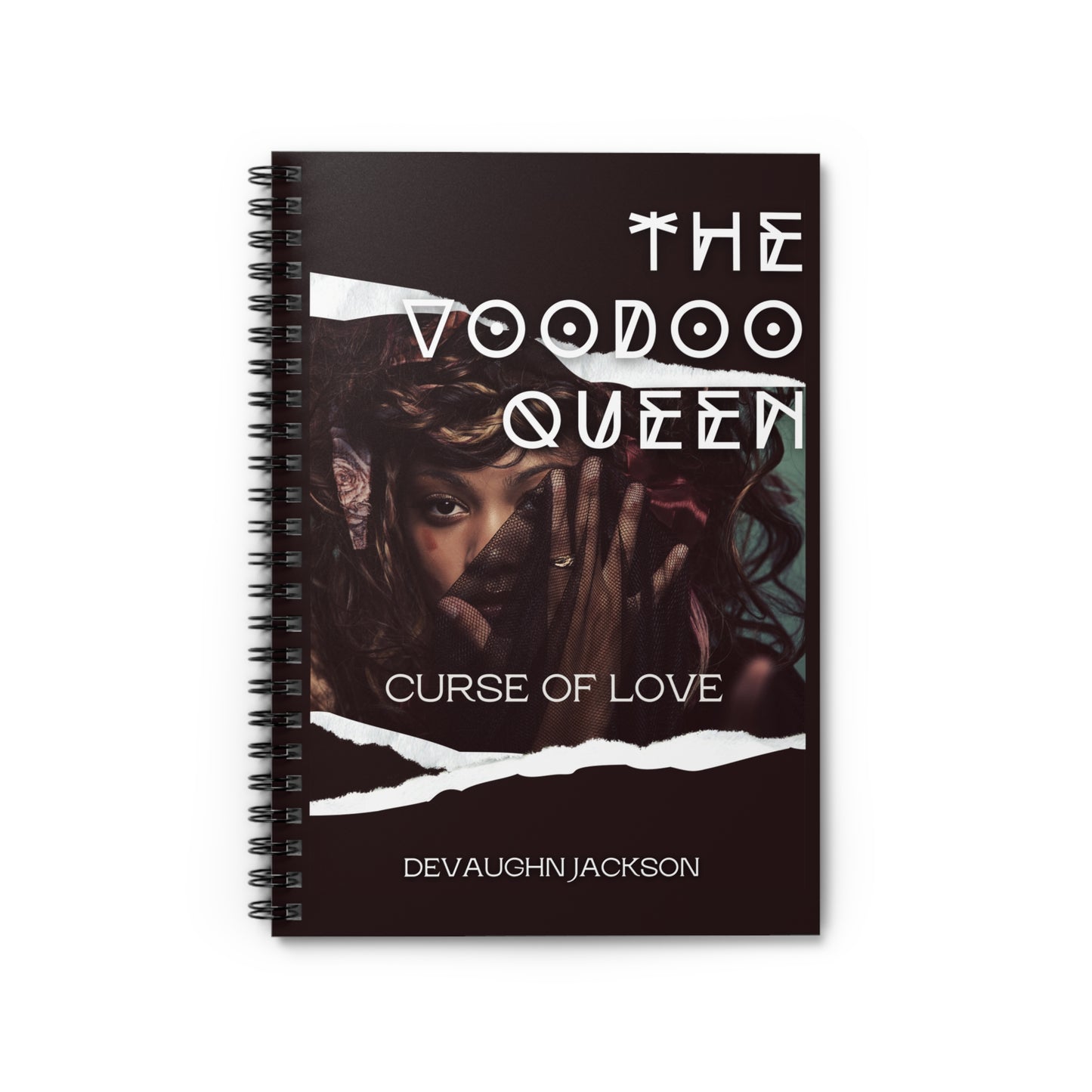 Spiral Notebook - The Voodoo Queen Journal, Witchcraft Notebook, Gift for Writers, Creative Journal, Unique Stationery