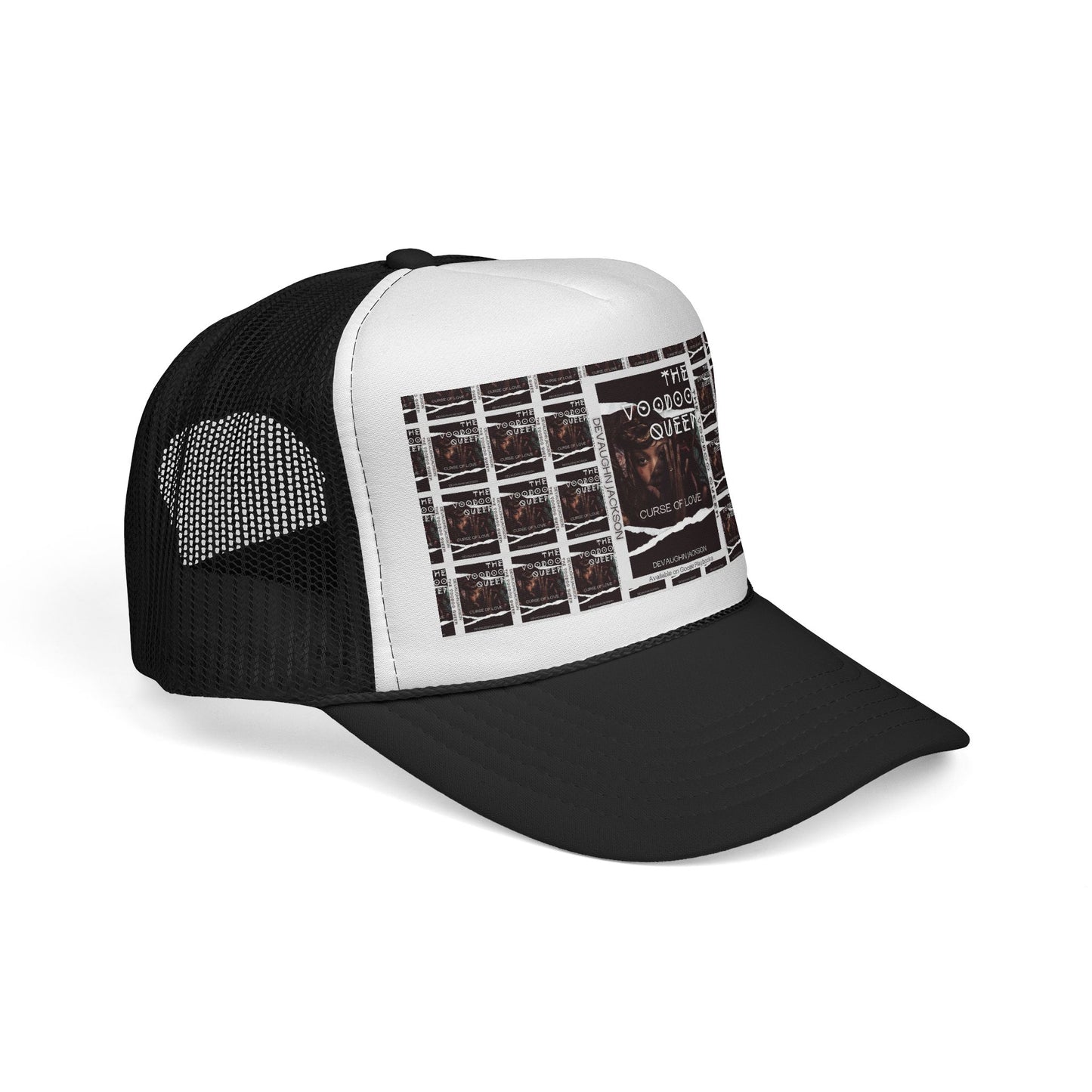 Voodoo Queen Trucker Cap | Stylish Summer Hat for Festivals, Outdoor Adventures, Casual Wear, Unique Gift, Adjustable