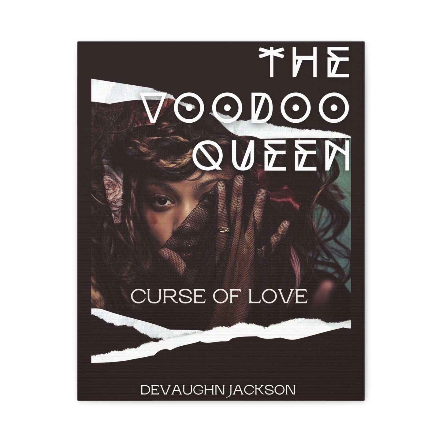 Voodoo Queen Canvas Art Print, Wall Decor for Home, Gift for Art Lovers, Bohemian Vibe, Unique Artwork, Modern Wall Art