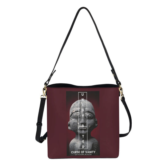 Minimalist Square Crossbody Bucket Bag