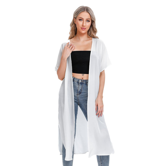 All-Over Print Women's Short Sleeve Cardigan