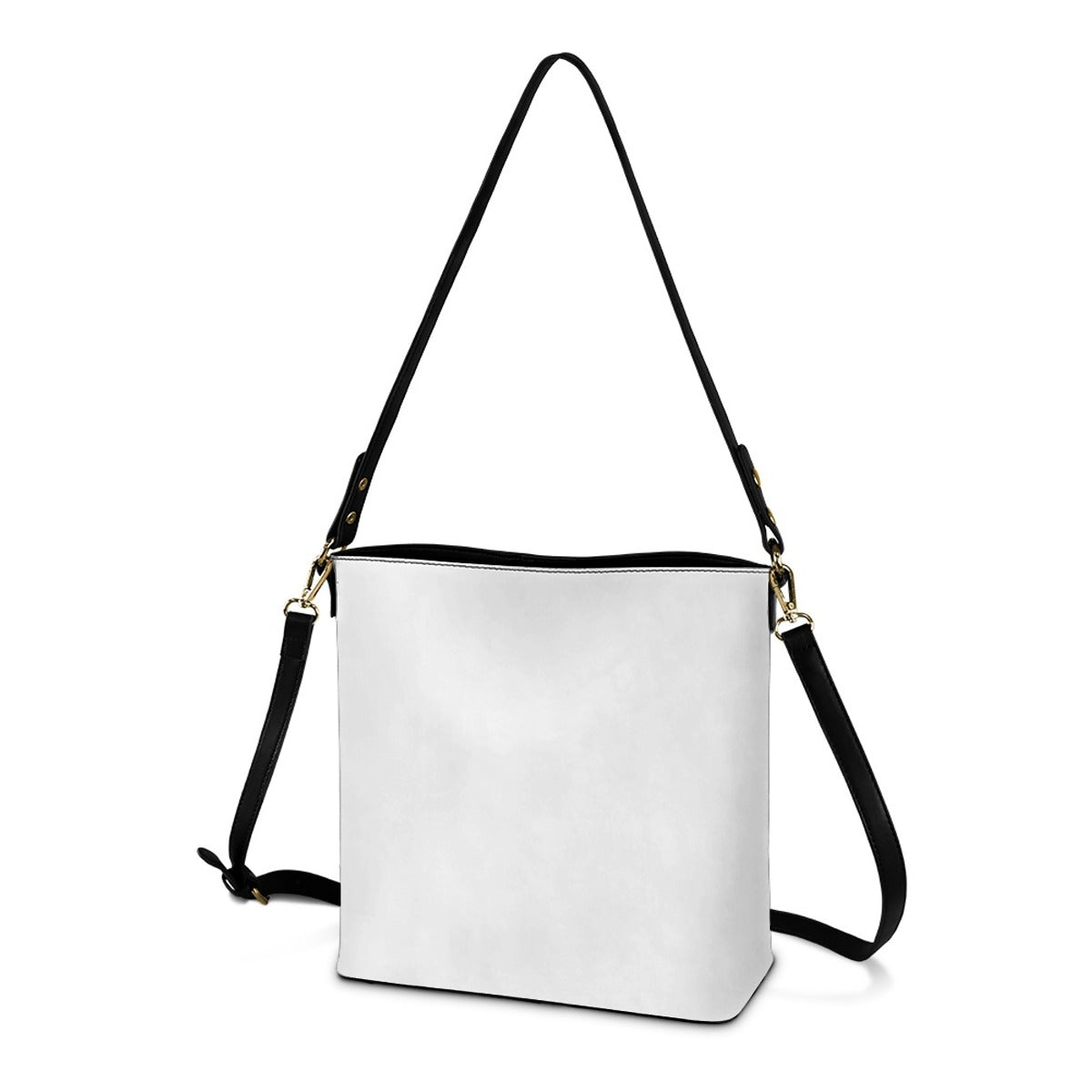 Minimalist Square Crossbody Bucket Bag