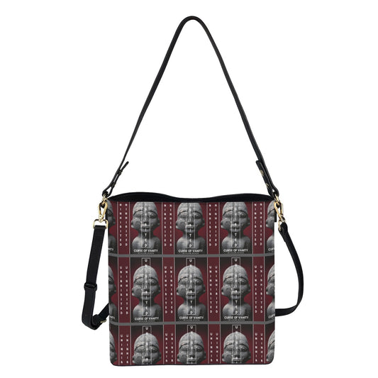 Minimalist Square Crossbody Bucket Bag