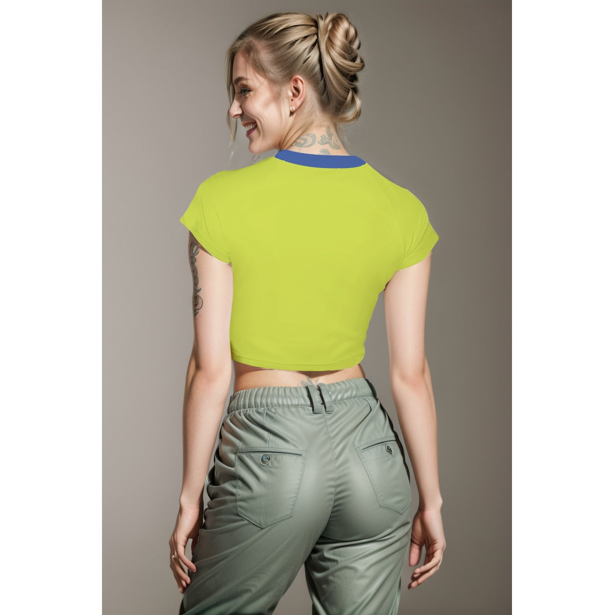 Women's Raglan Cropped T-shirt
