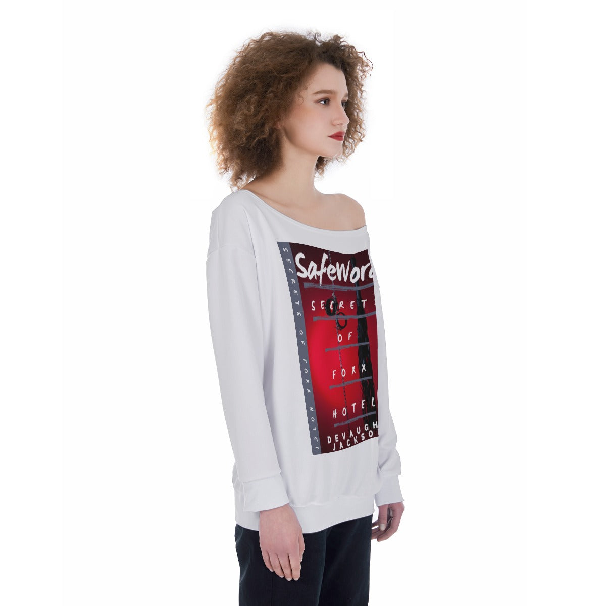 Women's Off-Shoulder Sweatshirt
