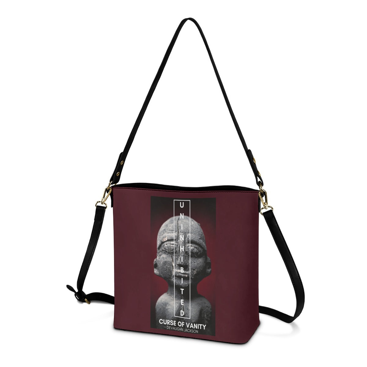 Minimalist Square Crossbody Bucket Bag