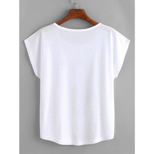 Women's Curved Hem T-shirt (Plus Size)