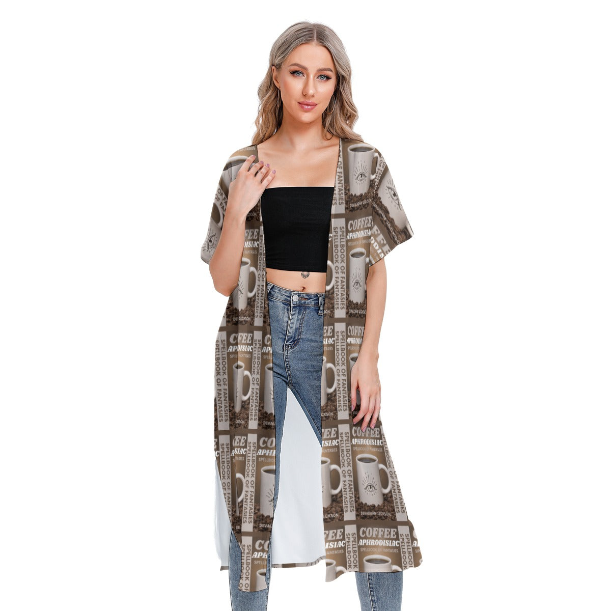 Women's Short Sleeve Cardigan