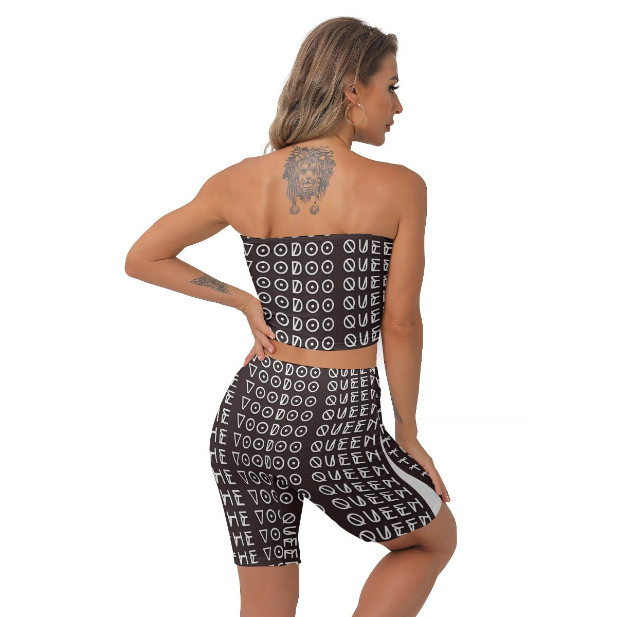 Women's Breast Wrap Shorts Suit