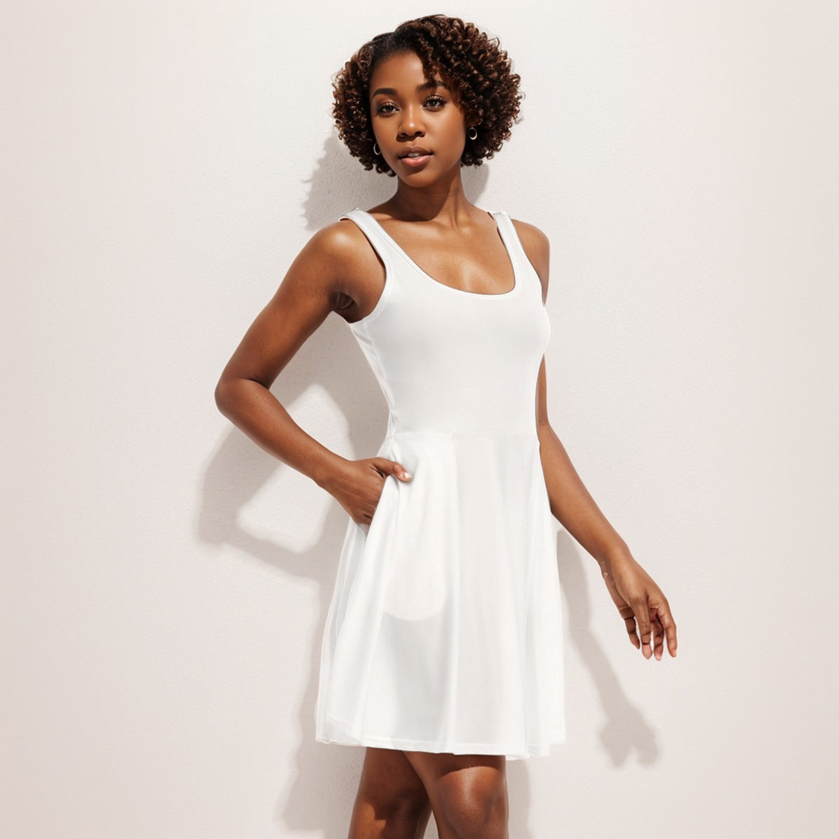 All-Over Print Women's Tank Vest Dress