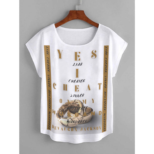 Women's Curved Hem T-shirt (Plus Size)
