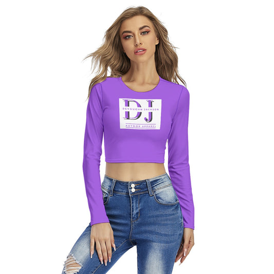 Women's Round Neck Crop Top T-Shirt