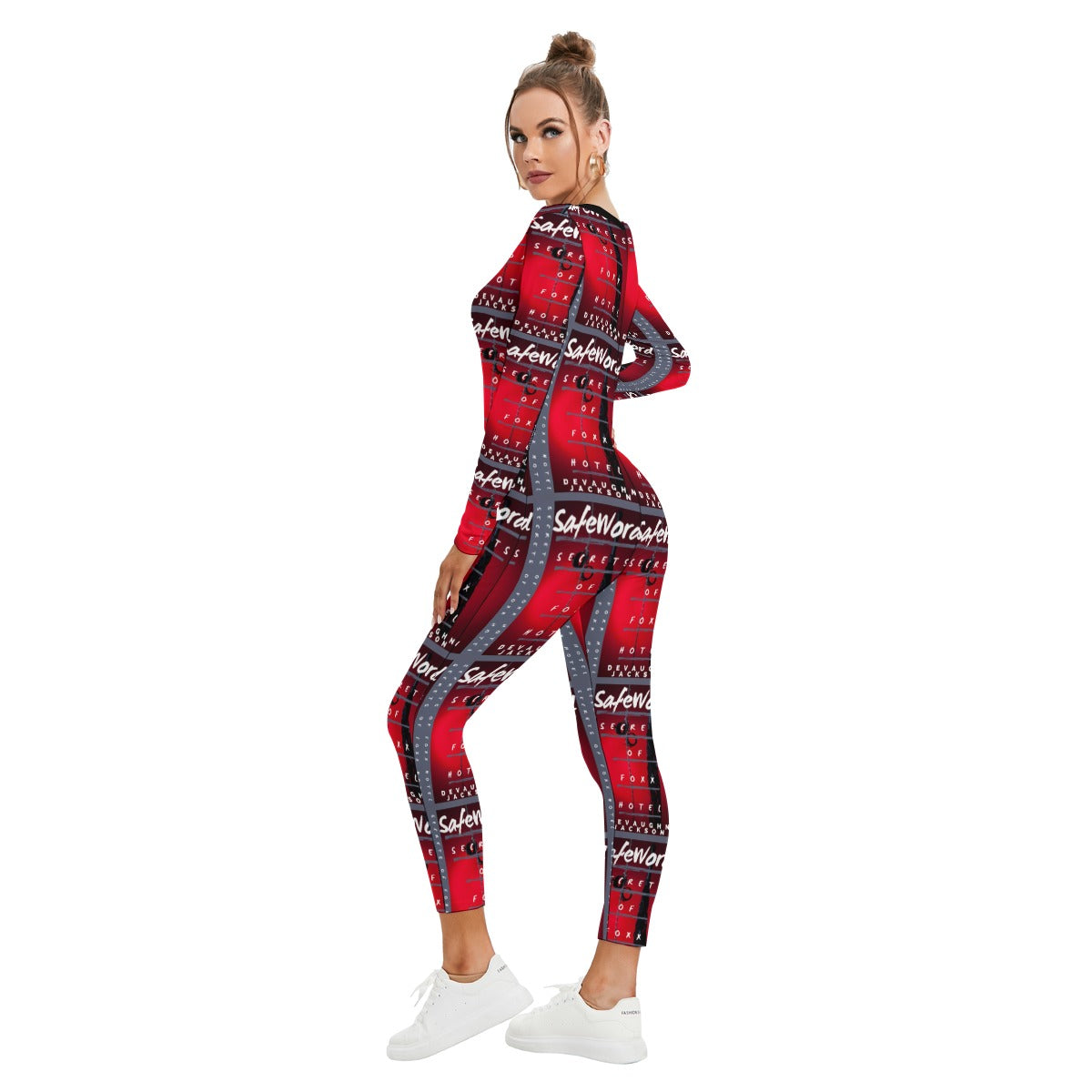 Women's Plunging Neck Jumpsuit