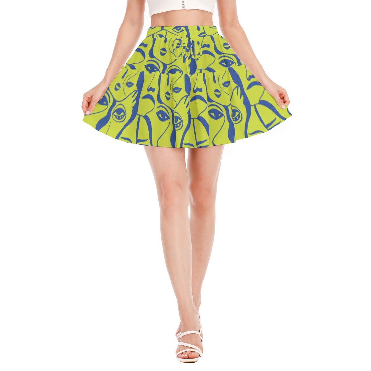 Women's Ruffled Mini Skirt