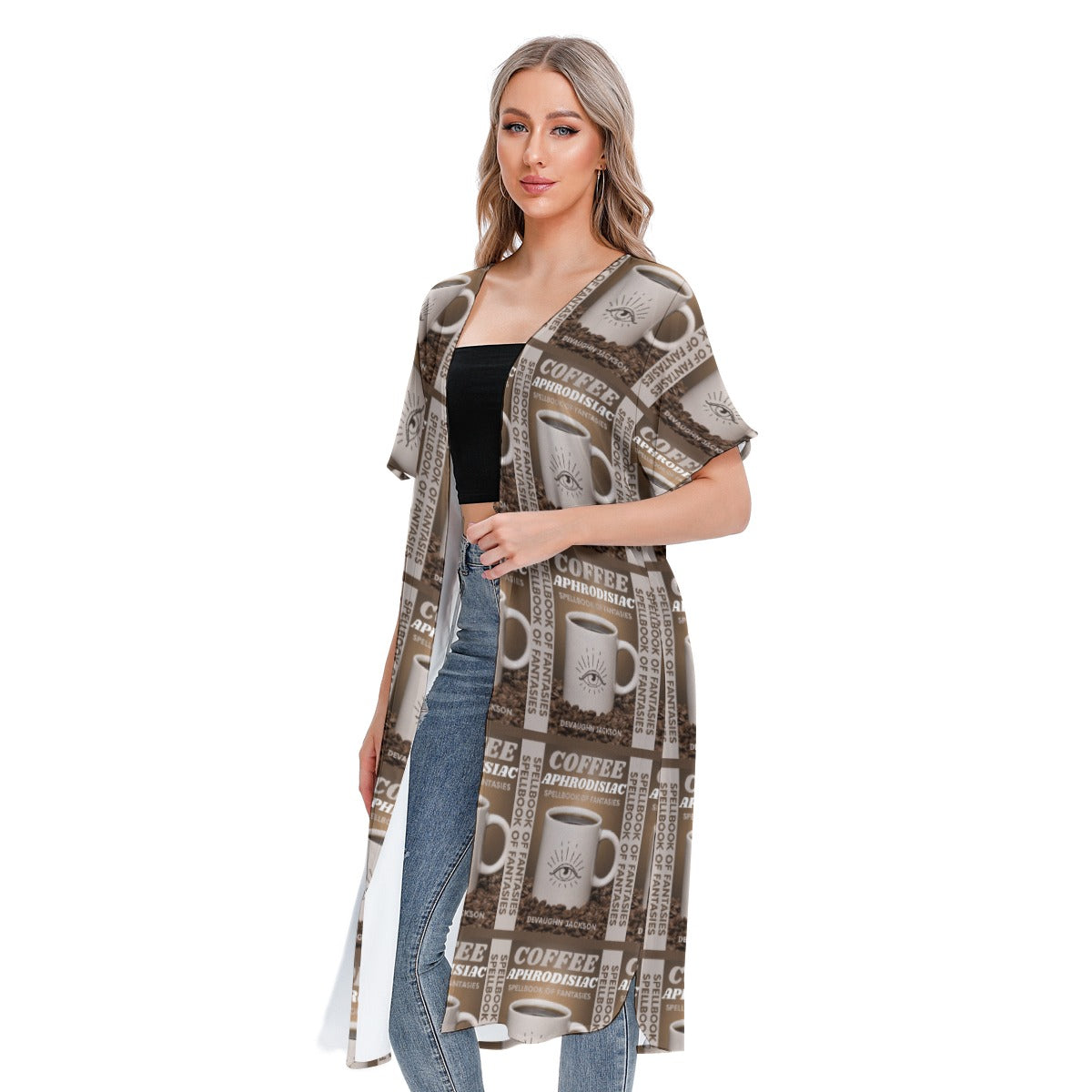 Women's Short Sleeve Cardigan