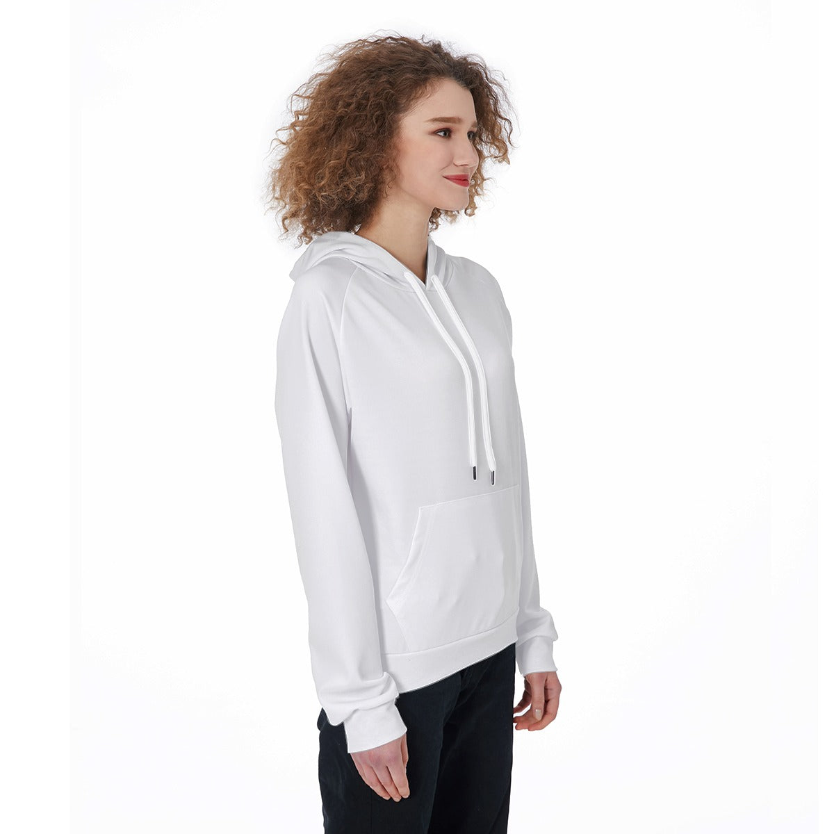All-Over Print Women's Raglan Pullover Hoodie