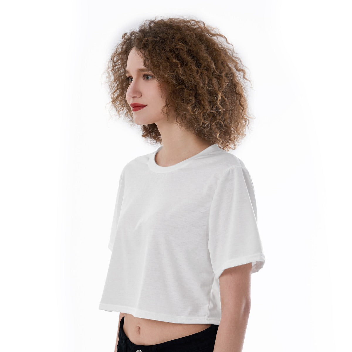 All-Over Print Cropped T-Shirt