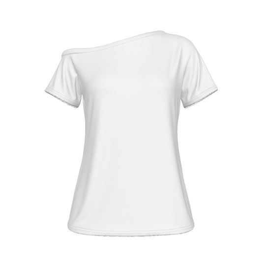 All-Over Print Women's Off-Shoulder T-shirt