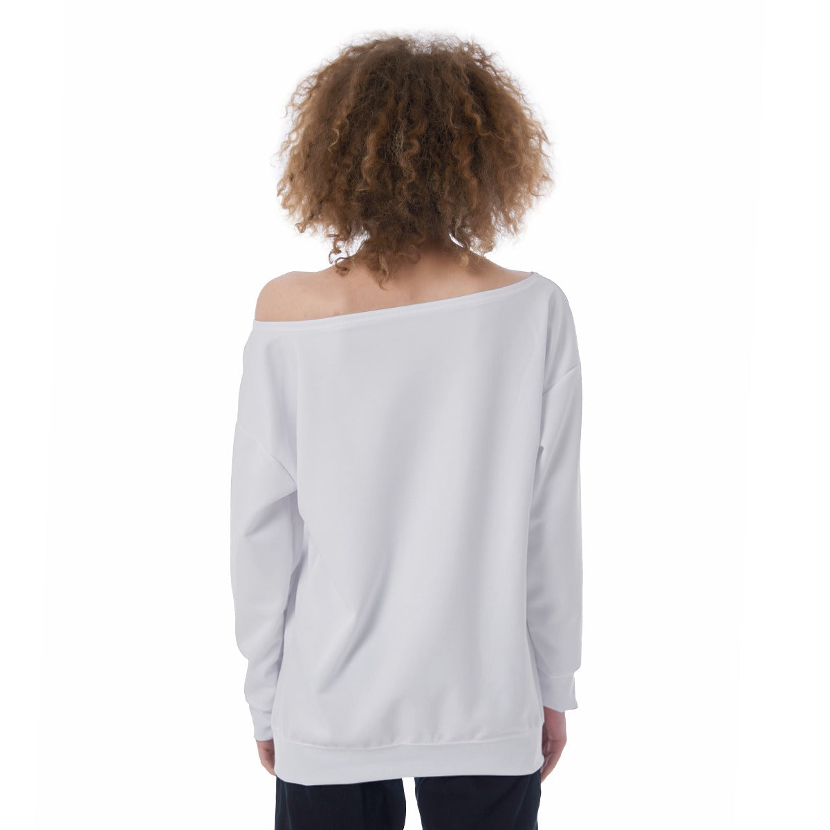 Women's Off-Shoulder Sweatshirt