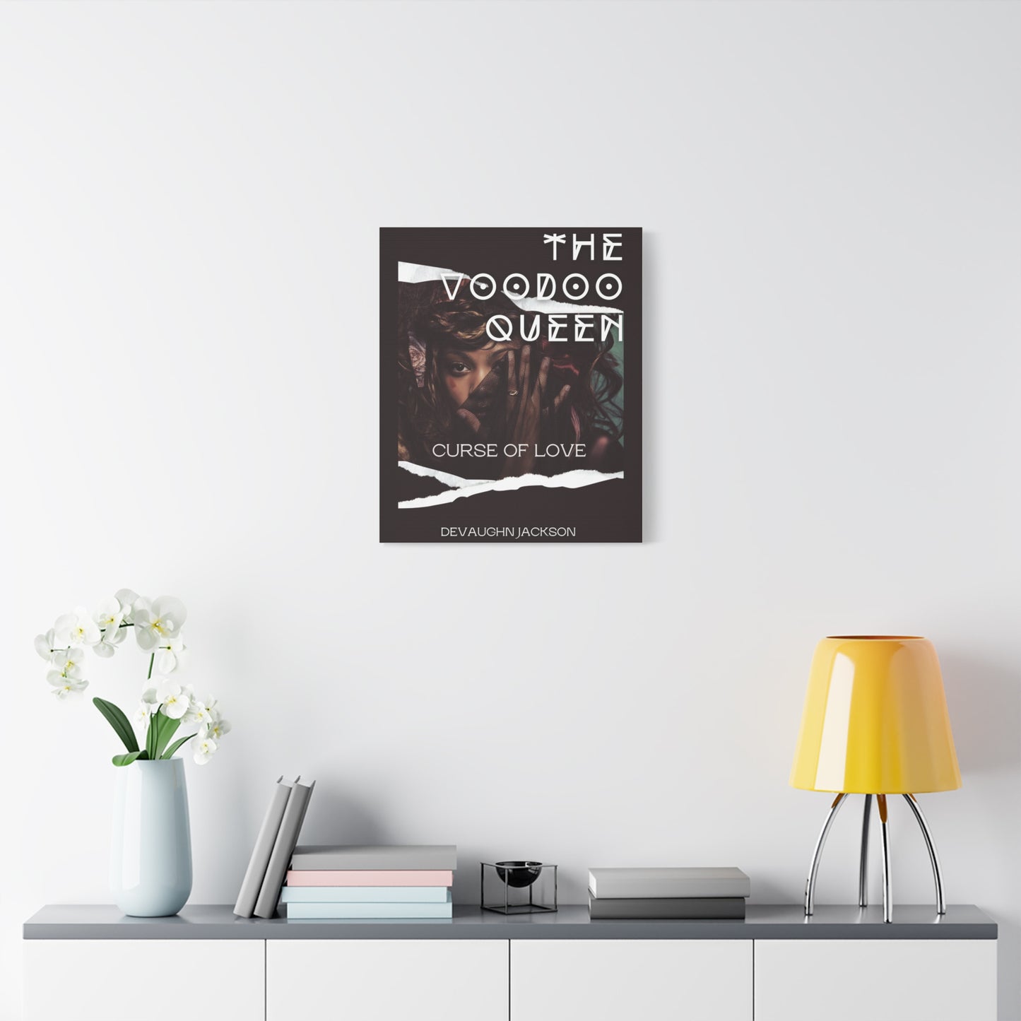 Voodoo Queen Canvas Art Print, Wall Decor for Home, Gift for Art Lovers, Bohemian Vibe, Unique Artwork, Modern Wall Art
