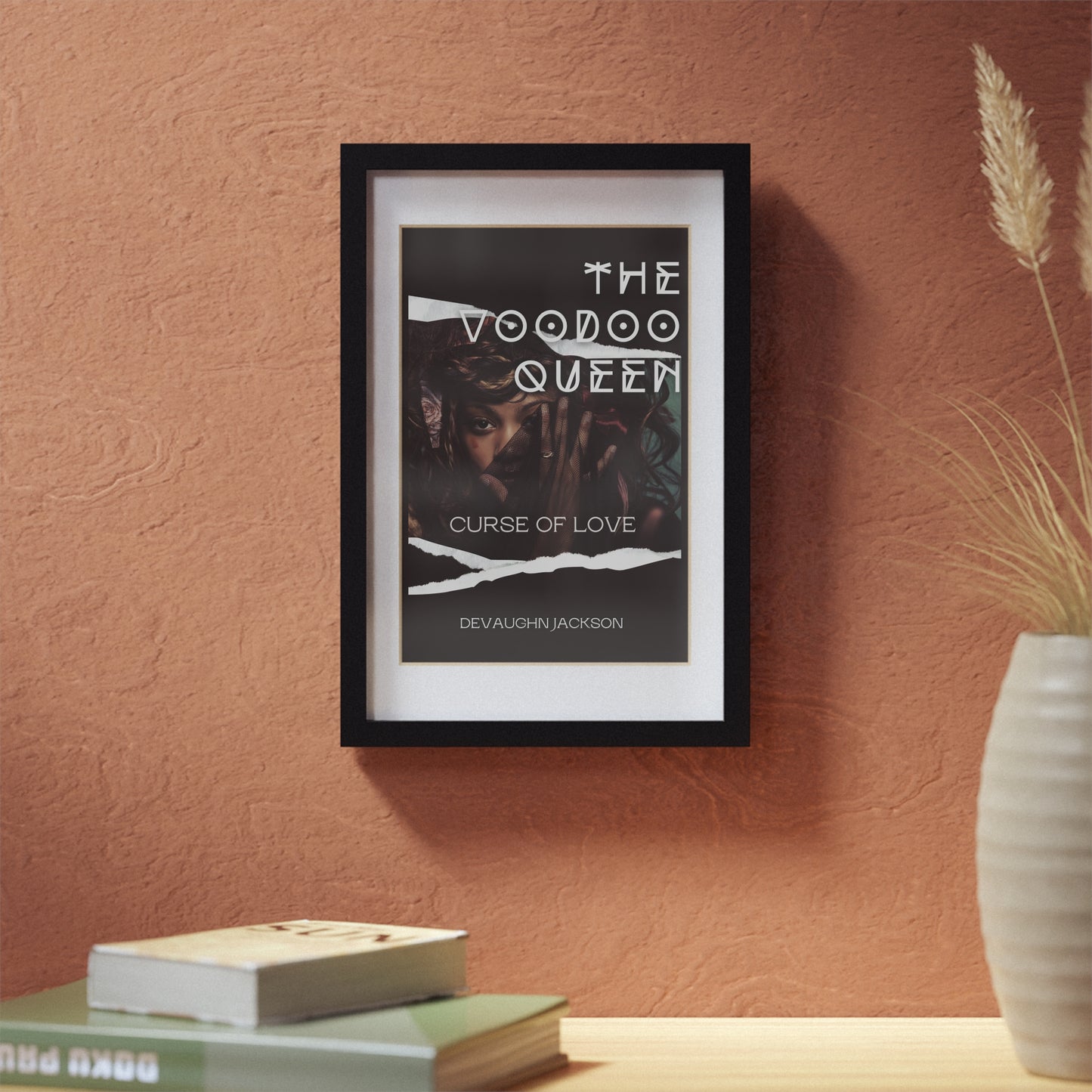 Chic Black Framed Poster Art | Aesthetic Wall Decor for Home, Stylish Gift for Book Lovers, Modern Art Print