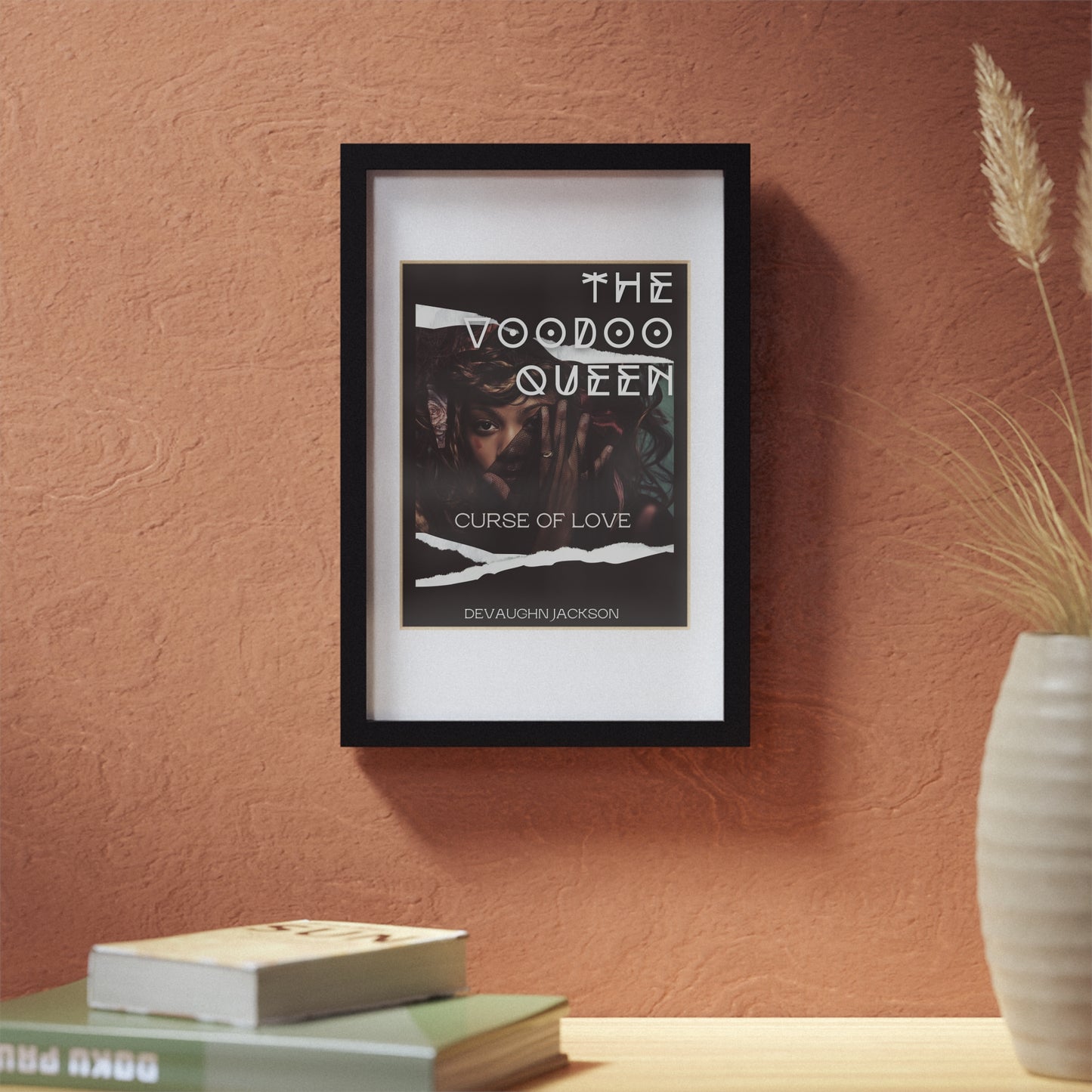 Chic Black Framed Poster Art | Aesthetic Wall Decor for Home, Stylish Gift for Book Lovers, Modern Art Print