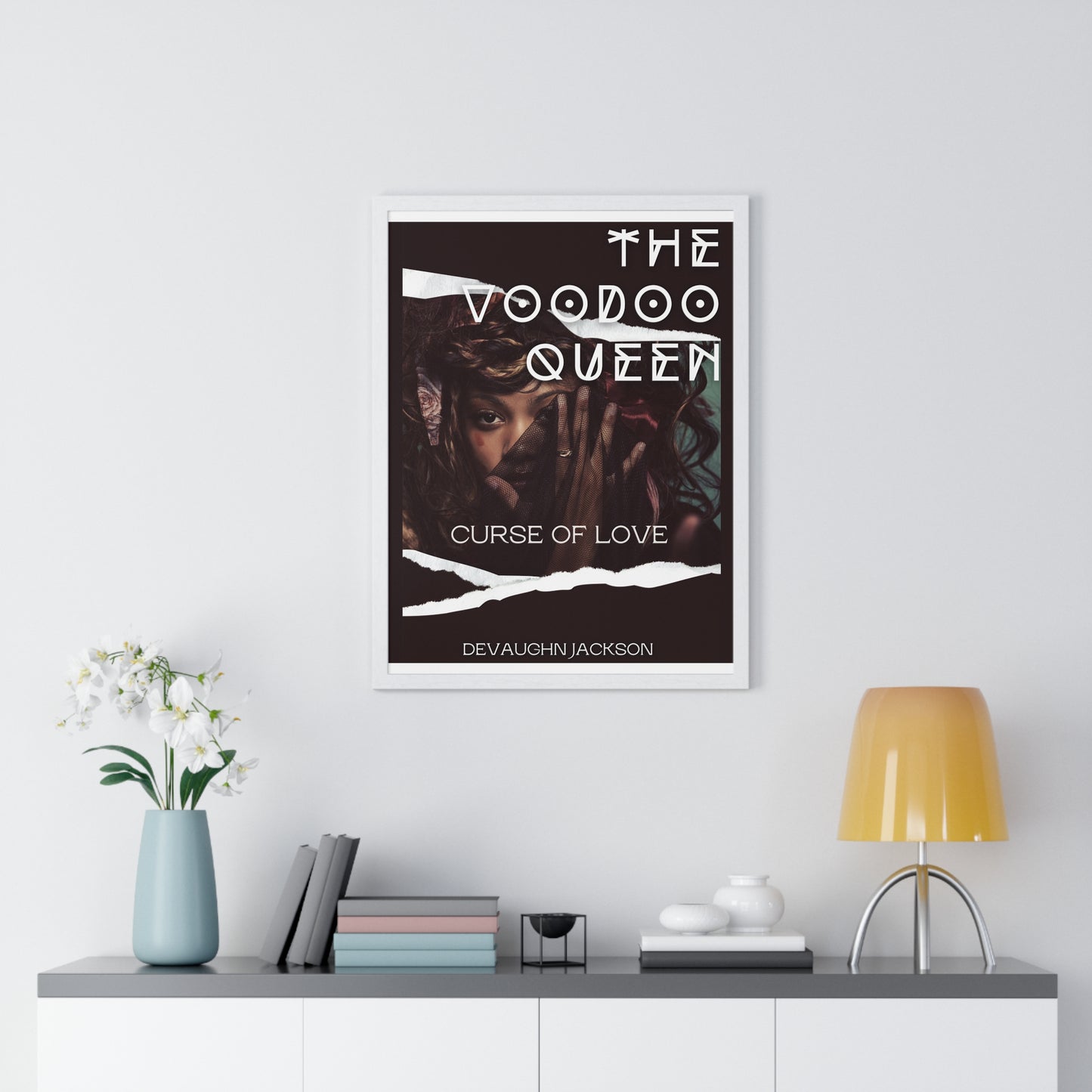 Voodoo Queen Art Print, Wall Decor, Witchy Home Accent, Unique Gift for Her, Literary Art, Feminine Decor, Halloween Decoration